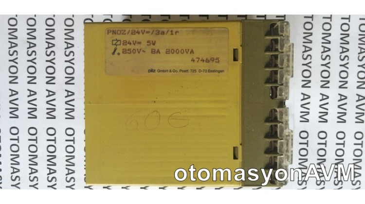 Pilz PNOZ /24V = 3a/1r