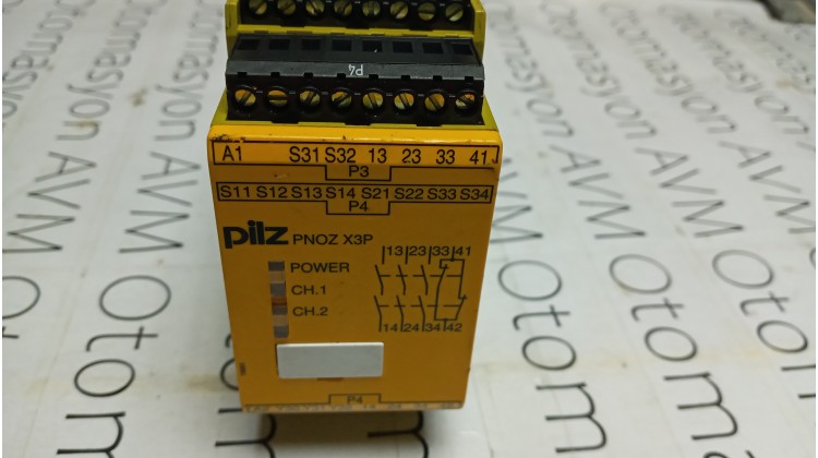 PILZ PNOZ X3P 24VDC 24VAC 3N/O 1N/C 1SO