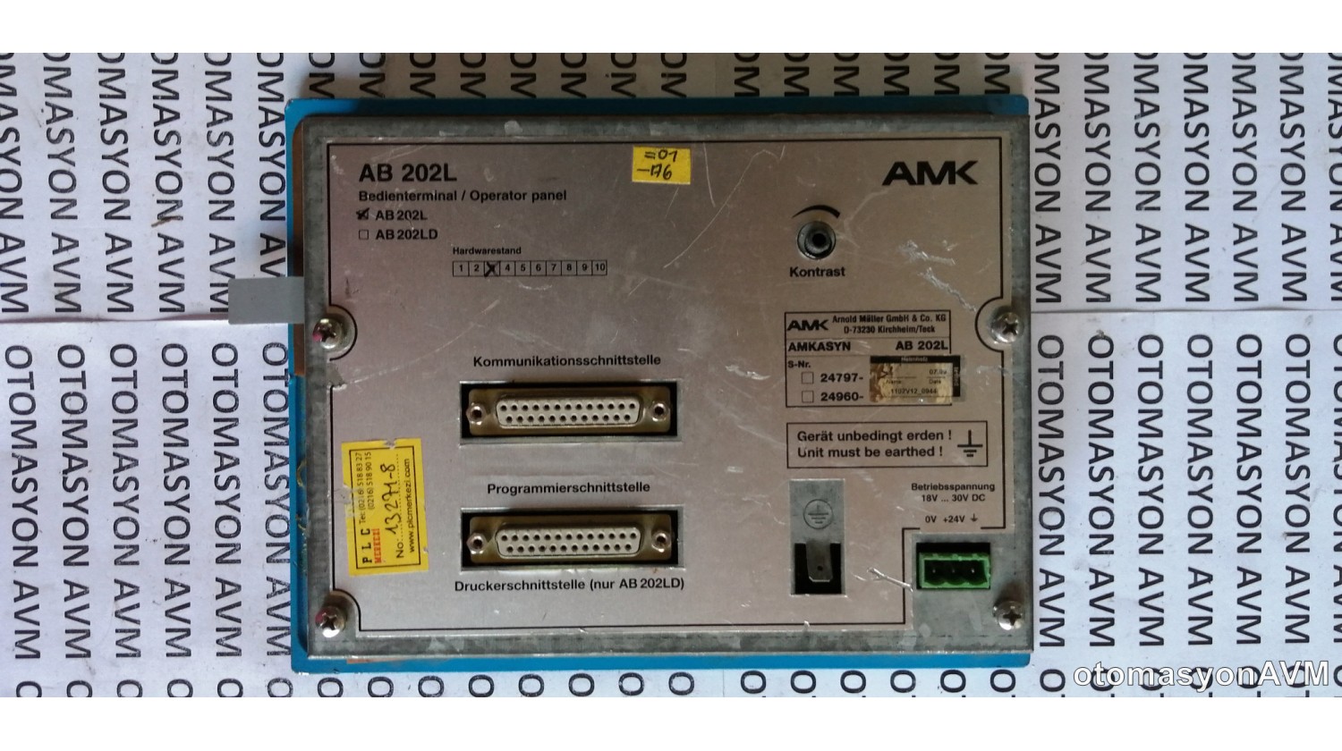 AMK AB 202L Terminal Panel with buttons