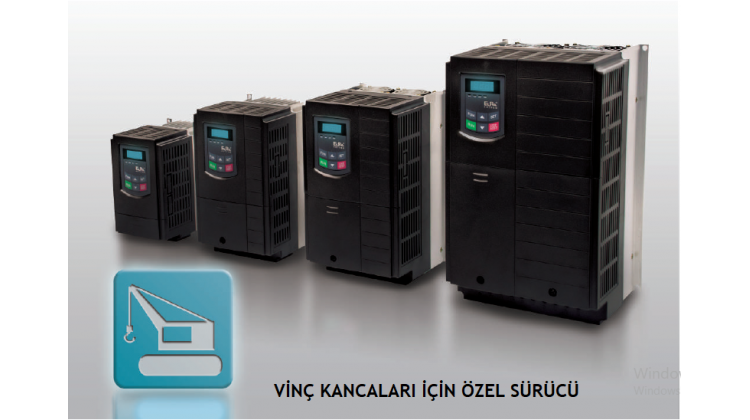 2.2kw vinç kanca sürücüsü -380v