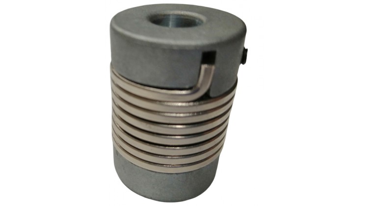 Encoder coupling, 10 mm - Steel spring spiral