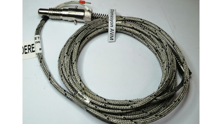 3 Mt 8mm -Bayonet tip j tipi termokupl