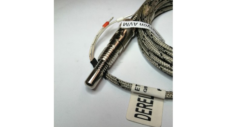 4 Mt 8mm -Bayonet tip j tipi termokupl