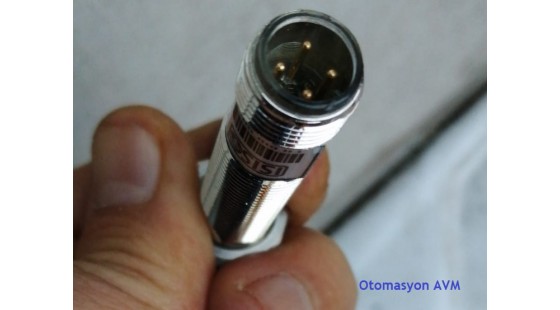 NPN-NO-3 Telli M12 İndüktif sensör."Konnektörlü" 2mm NPN-NO-3 Telli M12 İndüktif sensör."Konnektörlü" 2mm