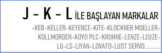 2. el markaları J-K-L ile başlayan markalar