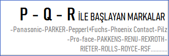 2. el markaları P-Q-R ile başlayan markalar