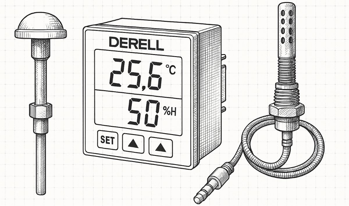 Derell humidity and temp controller