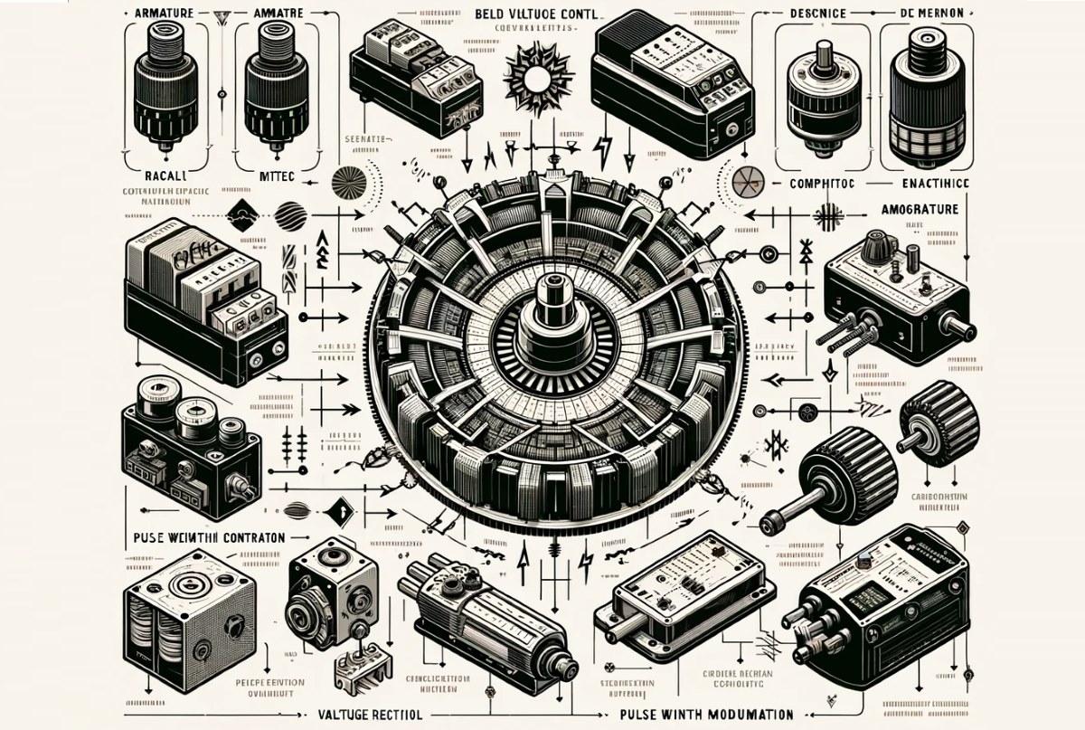 What are the control methods used in DC drives?