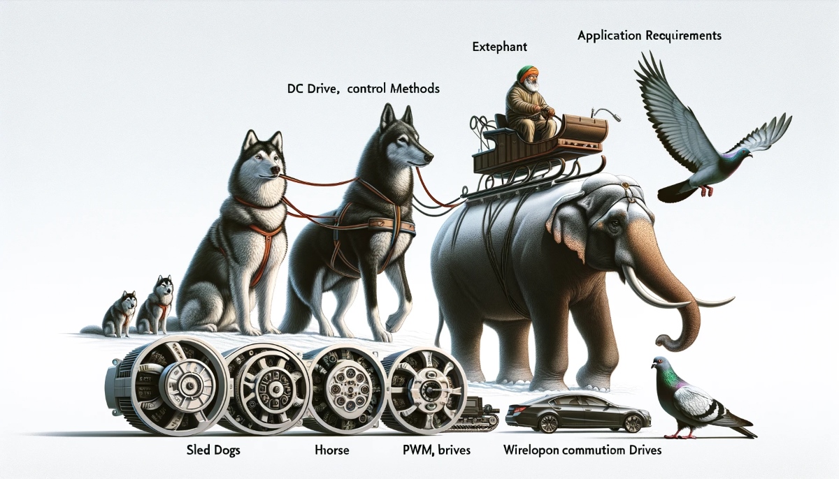 What are the different types of DC drives?