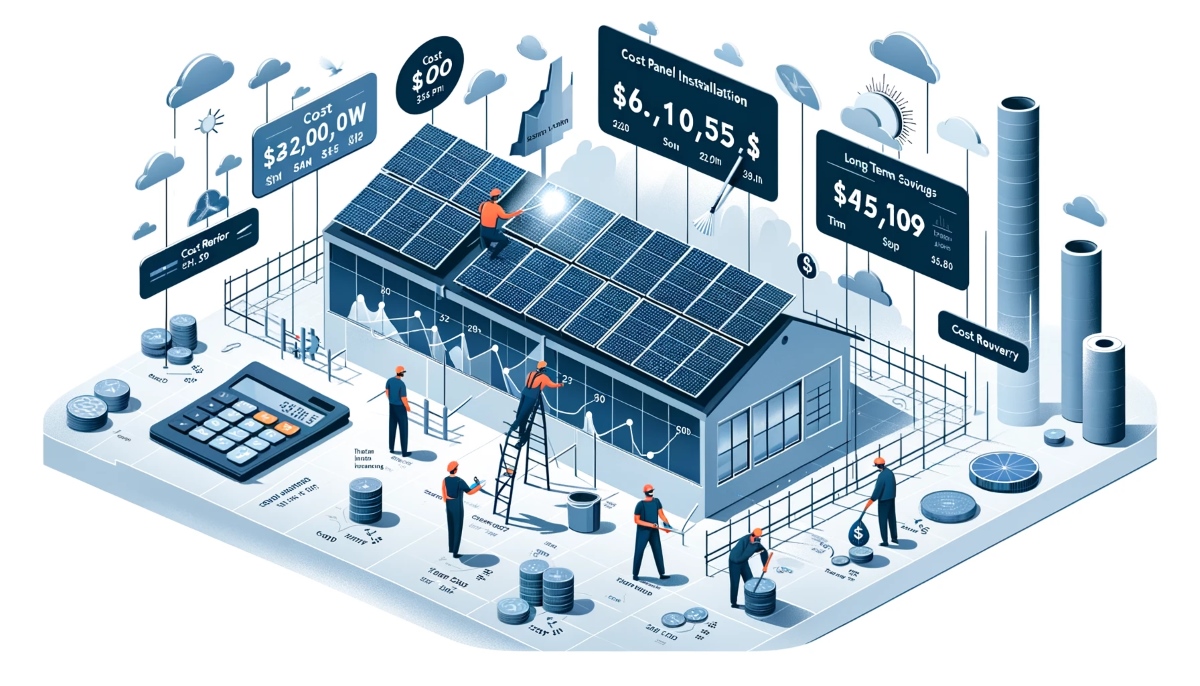 What is the cost of installing solar panels, and how long will it take to recoup this cost?