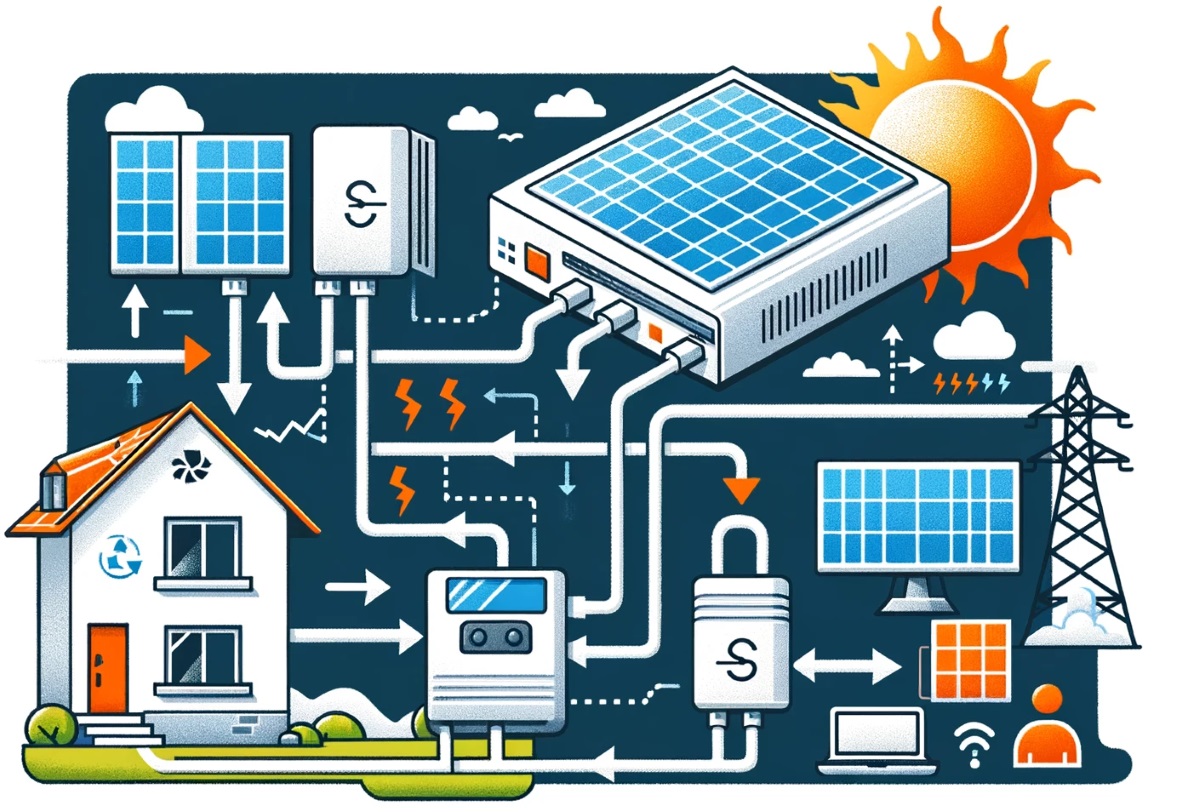 How does a solar inverter work?