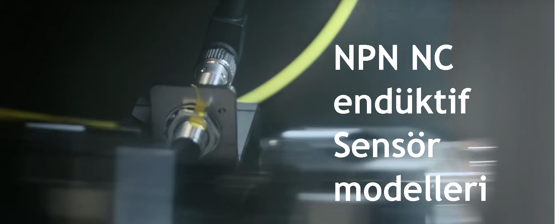 m12 endüktif NPN NC (Normalde kapalı) metal sensörleri